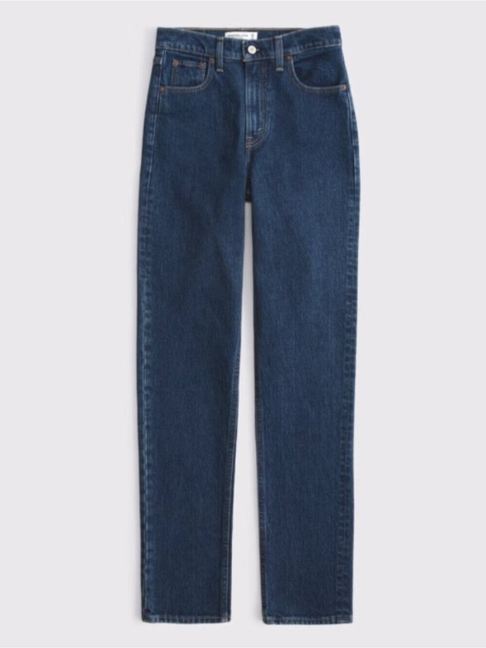 NWT Abercrombie 90s Ultra High Slim Straight Jeans - Picture 5 of 11